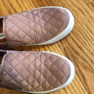 Steve Madden pink slide on sneakers
